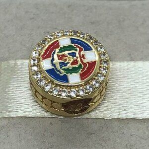 🔥🔥Pandora Dominican Republic Charm Pandora Dominican Republic CZ Charm